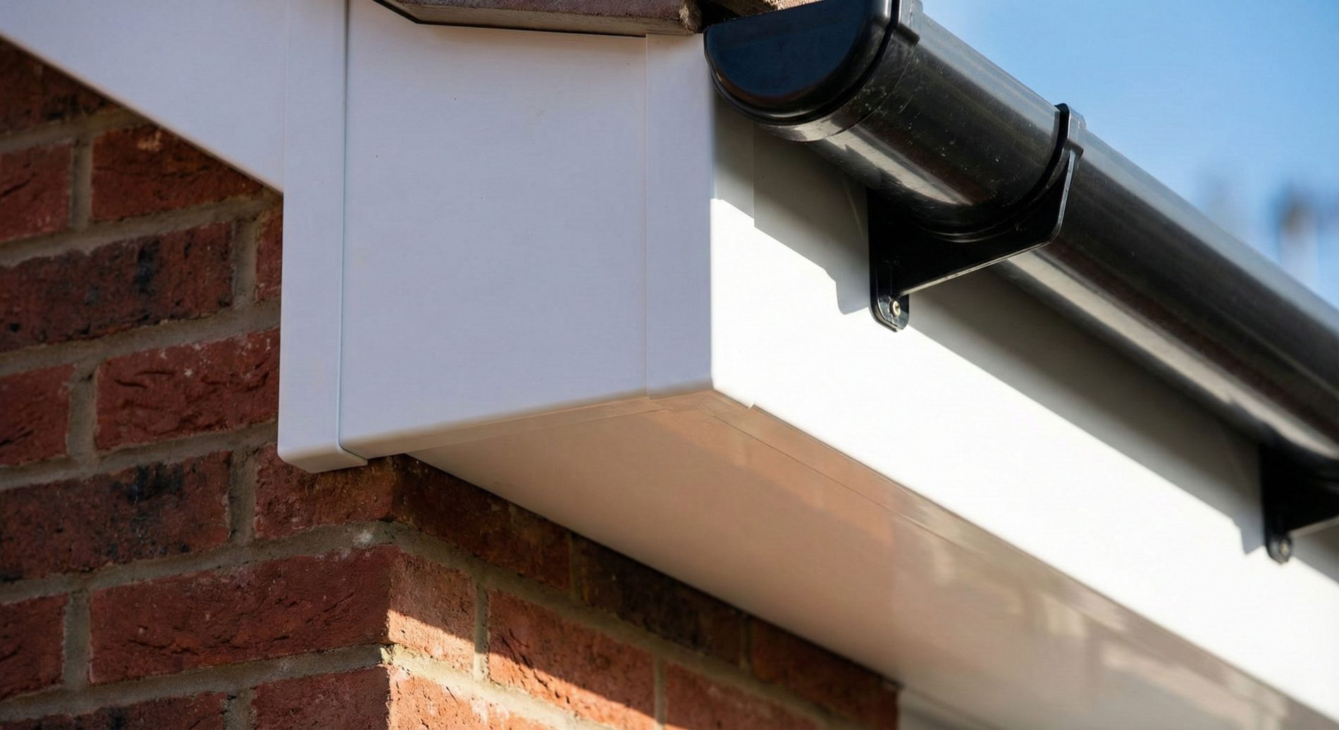 White uPVC Fascia Board