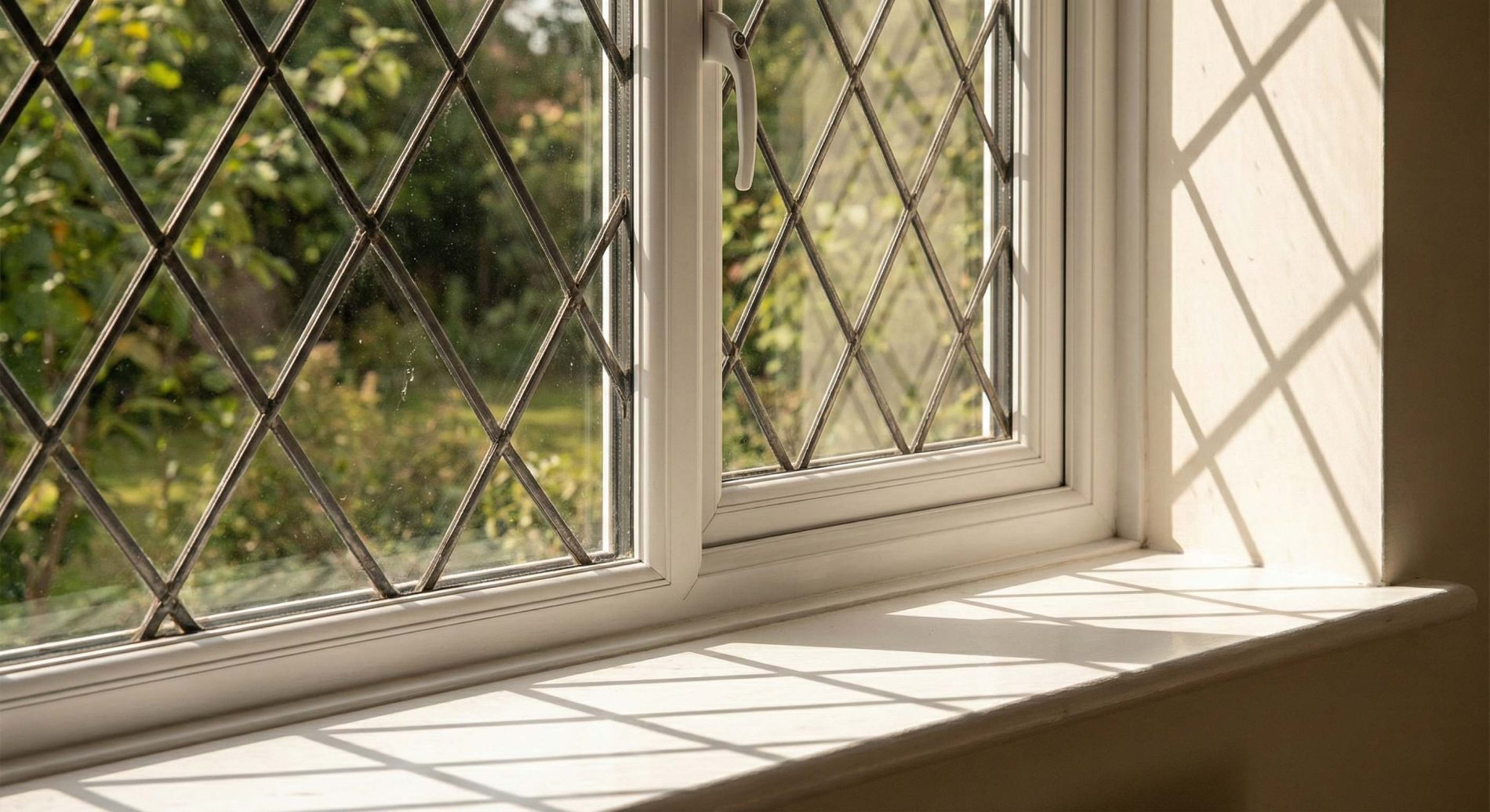Leaded glass window design